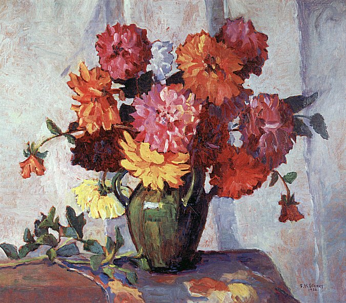 Frances Hudson Storrs Dahlias